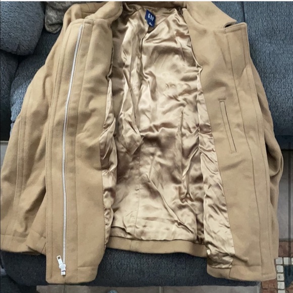NWOT Gap Wool Coat Winter Jacket Long Sleeve Top - Picture 2 of 6
